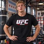 UFC Wrigleyville T Shirt in black — male product photo